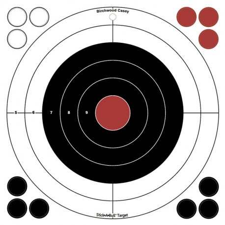 Stick-A-Bull 12" Bull'sEyeAdh BIRCHWOOD-CASEY