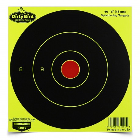 DirtyBirdChartreuse 6" BE Tgt /16 BIRCHWOOD-CASEY