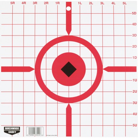 Rigid 12"CrosshairSightIn Tgt /10 BIRCHWOOD-CASEY