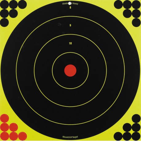 Shoot-N-C 17.25" Bull'sEye 100 Sheet Pack BIRCHWOOD-CASEY