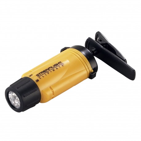 ClipMate w/Wht LEDs,alkaline batt. Yellow STREAMLIGHT