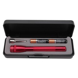 Mini Maglite LED 2AAA,PB - RED MAGLITE