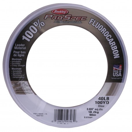 PSFL10040-15 PROSPEC FLLDR 40LB100YD CLR BERKLEY