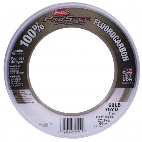 PSFL10060-15 PROSPEC FLLDR 60LB75YD CLR BERKLEY