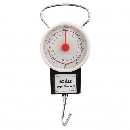 50 Lb Dial Scale W Tape Measure 1pc EAGLE-CLAW