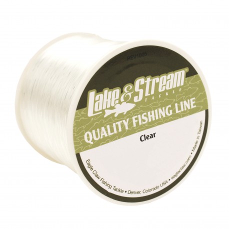 Lake & Stream Mono 670 Yds 8lb Clear 1pc EAGLE-CLAW