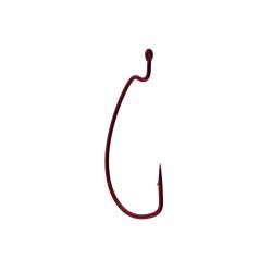 Offset Shank Worm Ewg Red 1/0,6 Hooks P/P GAMAKATSU