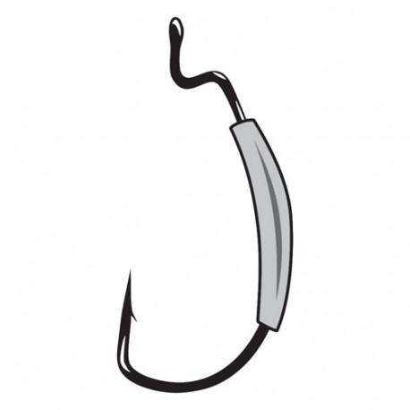 Gamakatsu Weighted Superline EWG Hooks Size 3/0 #74413-1/8, 15