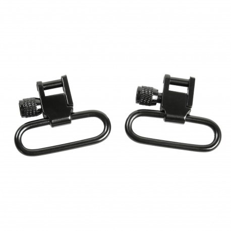 1" Lockable Sling Swivel (Pair)/Black NCSTAR