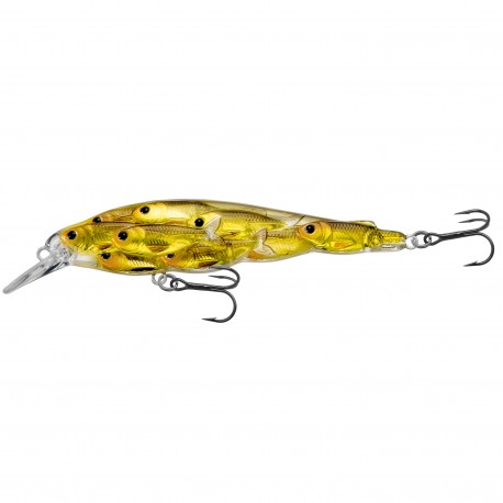 Yearling Baitball Jerkbait,gold/black,4 LIVETARGET-LURES