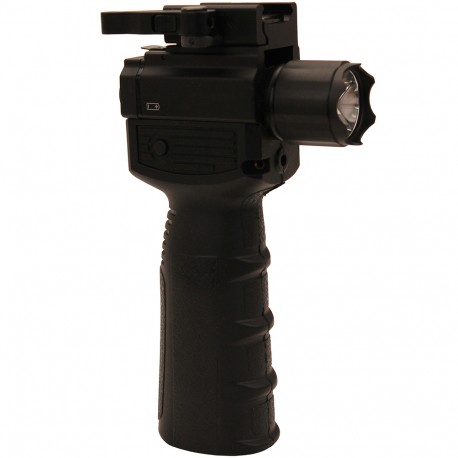 Vertical Grip w/Flashlight & Grn Lsr GII NCSTAR