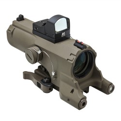 Eco 4X34 Prismatic Scope /Blue ill/Tan NCSTAR