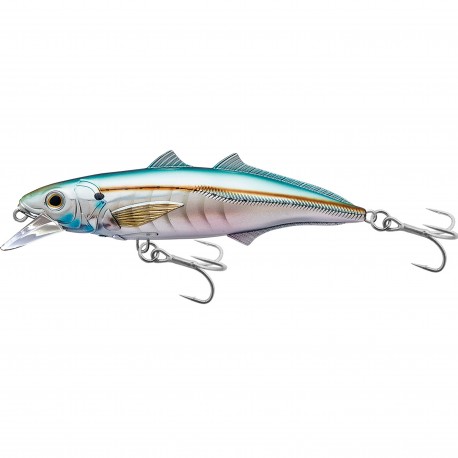 Cigar Minnow Jrkbait,SD,pearl/aqua1/0 LIVETARGET-LURES