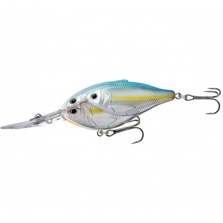 Threadfin Shad CB,DD,metallic pearl/Blu2 LIVETARGET-LURES