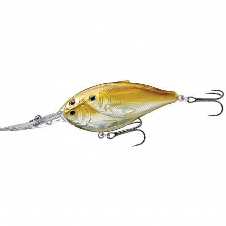 Threadfin Shad CB,DD,metallic pearl/Olv2 LIVETARGET-LURES