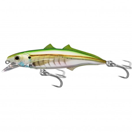 Cigar Minnow Jrkbait,SD,pearl/Grn1/0 LIVETARGET-LURES