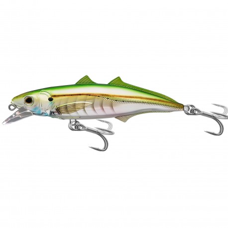 Cigar Minnow Jrkbait,SD,pearl/Grn2/0 LIVETARGET-LURES