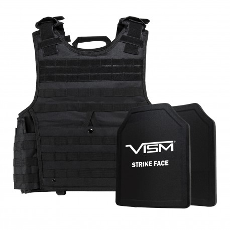 EP C Vest,Two 11"X14" SC HP BP/Black/2Xl+ NCSTAR