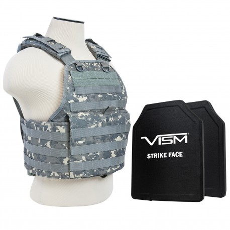 P C Vest,Two 10"X12" SC HP BP/Digi Camo NCSTAR