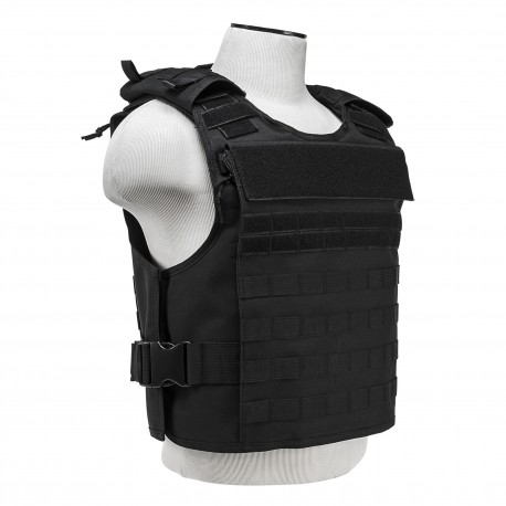 Plate Carrier W/Ext Ha Pkts/Med-2Xl/Blk NCSTAR