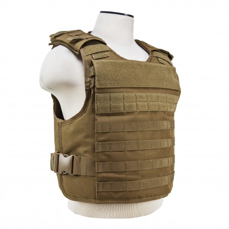 Plate Carrier W/Ext Ha Pkts/Med-2Xl/Tan NCSTAR