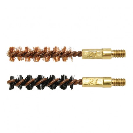 .27 cal Bore Brush 2 Pack(1 nylon/1 Brnz) OTIS-TECHNOLOGIES