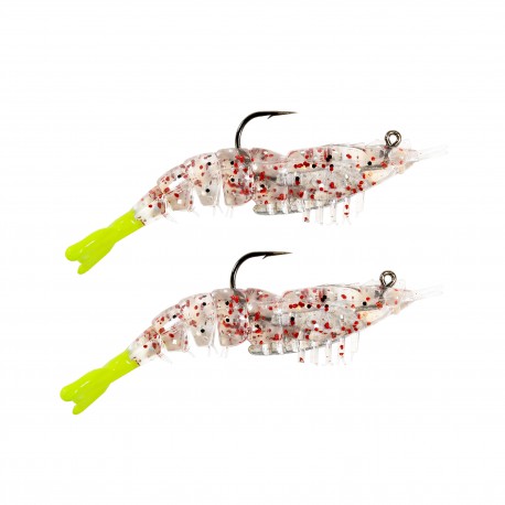 EZ SHRIMPZ RIGGED 3.5" SHRIMP PO BOY2PK Z-MAN