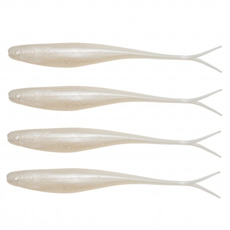 SCENTED JERK SHADZ 7" PEARL4PK Z-MAN