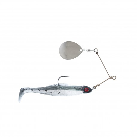 DIEZEL SPIN1/4ozBAD SHAD BLK/BLKHEAD Z-MAN