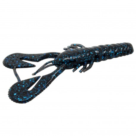 TURBO CRAWZ 4" BLK BLUE FLAKE6PK Z-MAN