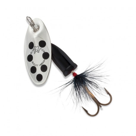 Vibrax Bullet Fly 3  Silver / Black BLUE-FOX