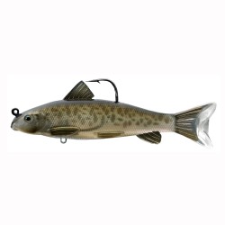 Sucker 4 1/2" SS,MSV,White/Ntrl,5/0,7/8oz LIVETARGET-LURES