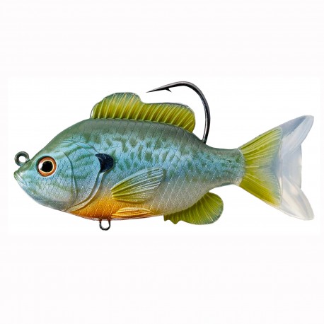 SF 4 3/8" SS,MSV,Ntrl/Blu Pmpknsd,8/0,7/8 LIVETARGET-LURES