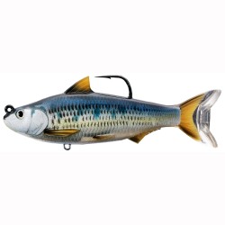 Cmn Shiner 4" SS,MSV,Slvr/Blu,4/0,3/4oz LIVETARGET-LURES