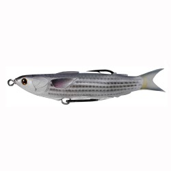 Mullet 5 3/8" HBF,SH,Ntrl/Black,8/0,5/8oz LIVETARGET-LURES