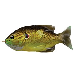 SF 4" HBF,SH,Brnz Pmpknsd,5/0,3/4oz LIVETARGET-LURES