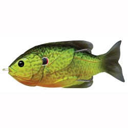 SF 4" HBF,SH,Florescent Pmpknsd,5/0,3/4oz LIVETARGET-LURES