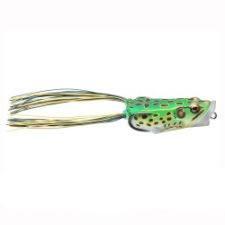 Frog 2" HB PF,SH,Floro Grn/Yel,3/0,3/8oz LIVETARGET-LURES