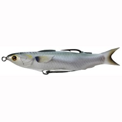 Mullet 5 3/8" HBF,SH,Slvr,8/0,5/8oz LIVETARGET-LURES