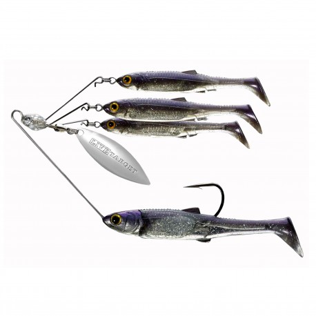 BB SM SRS,MSV,Prpl Pearl/Slvr,3/0,1/4oz LIVETARGET-LURES