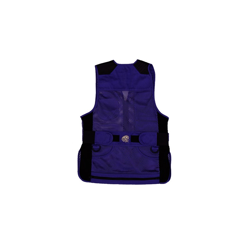 Mizmac Women's Perfect Fit Mesh Vest - Genuine Leather - Purple