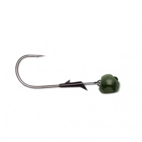 Swingin' Rugby FL Jig 3/8  Green Pumpkin VMC