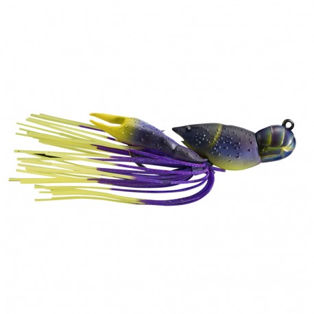 CrwFsh,1 1/2",1/2oz,HB Jig,Jnbg/Chrtrse,2 LIVETARGET-LURES