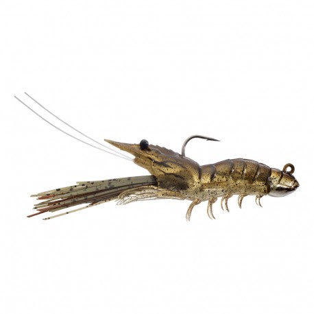 3 1/2",3/4oz,SPJig,SS,Sand Shrimp,2/0 LIVETARGET-LURES