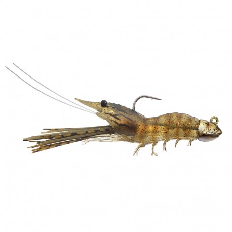 2 3/4",3/8oz,SPJig,SS,Brwn Shrimp,1/0 LIVETARGET-LURES