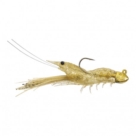 2 3/4",3/8oz,SPJig,SS,Glass Shrimp,1/0 LIVETARGET-LURES